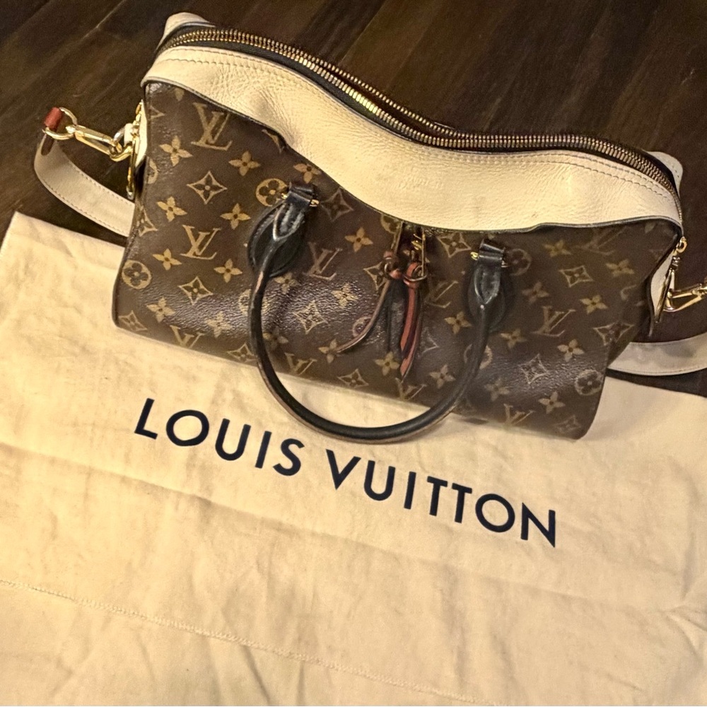 LOUIS VUITTON Monogram Canvas And Tricolor Leather Tuileries NM Bag - Picture 12 of 13